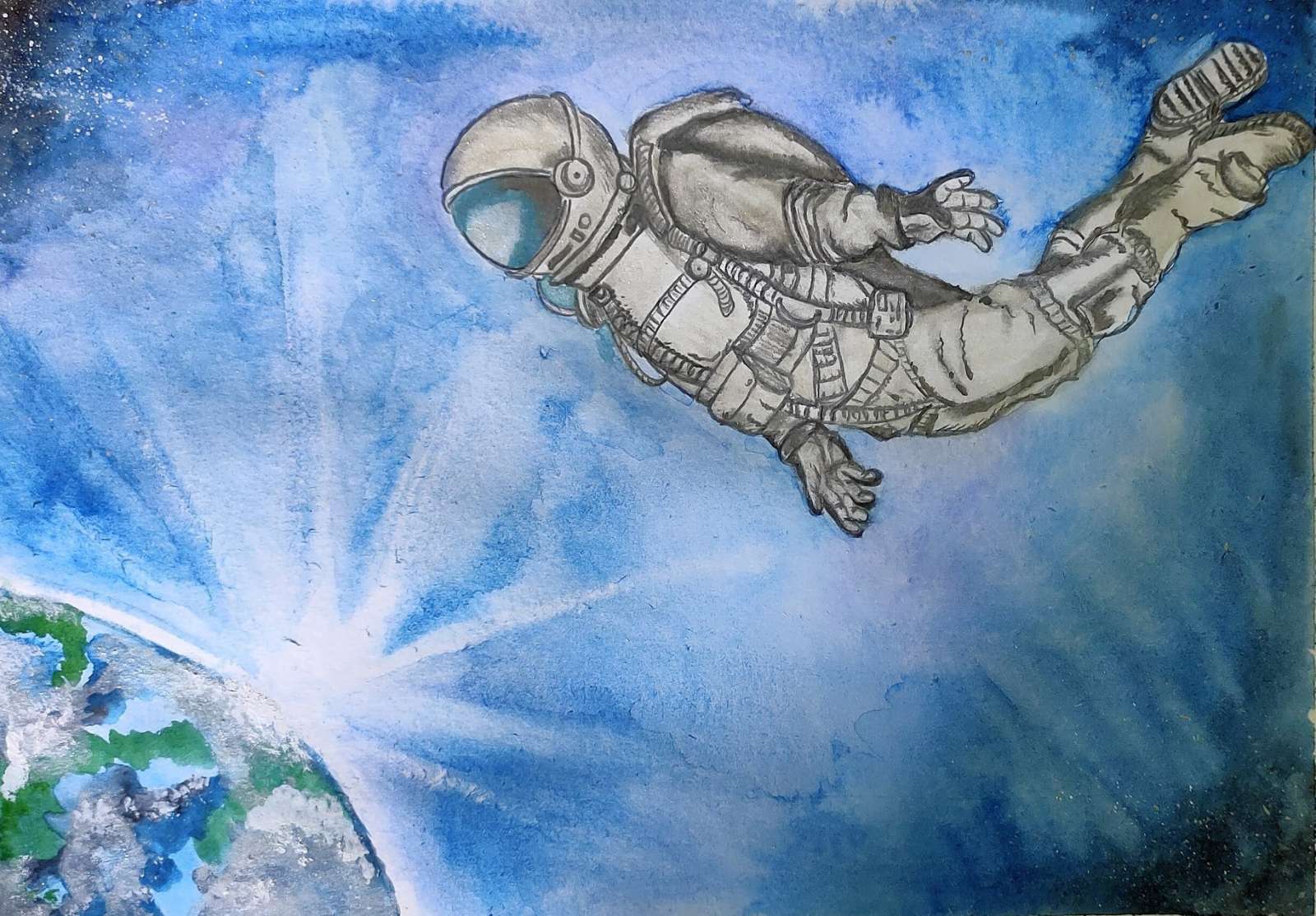 Картины леонова о космосе